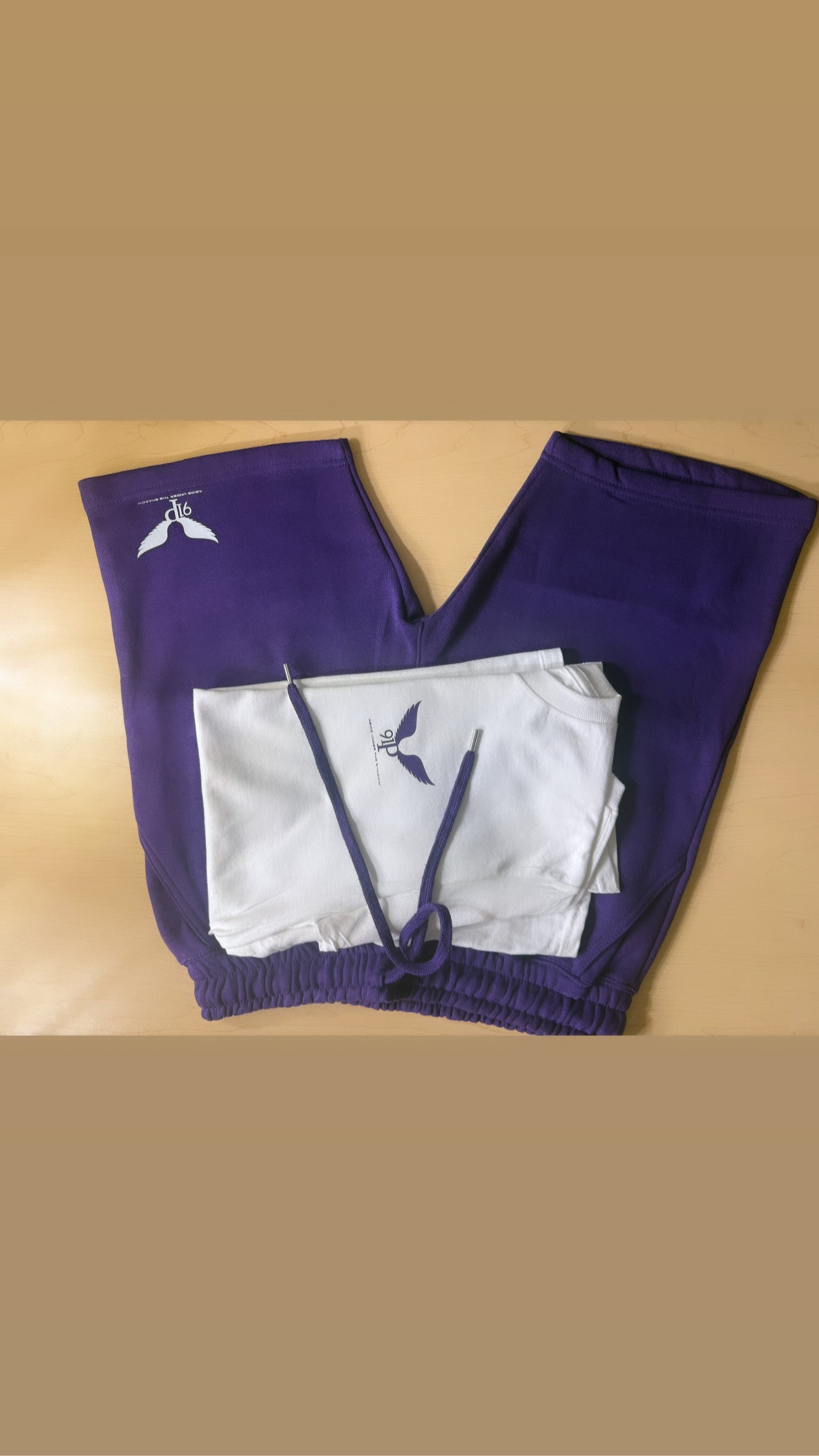 PURPLE X SMALL LOGO SHORT SET